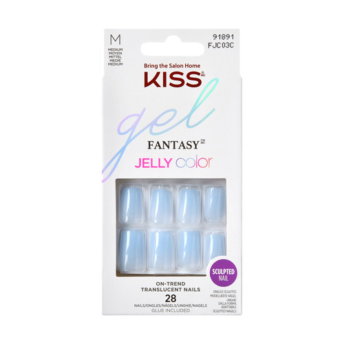 Unghie finte gel blu