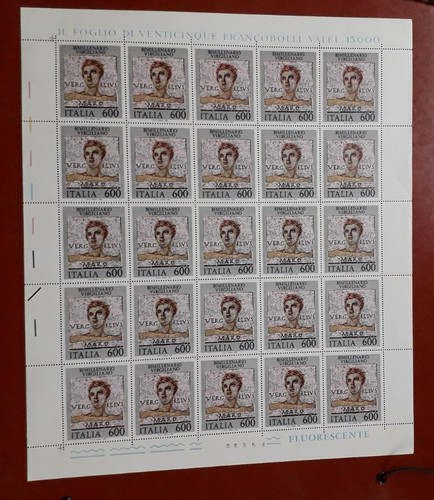 1981 foglio francobolli - 1981,