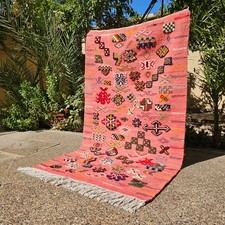 Tappeto marocchino rosa 3x5