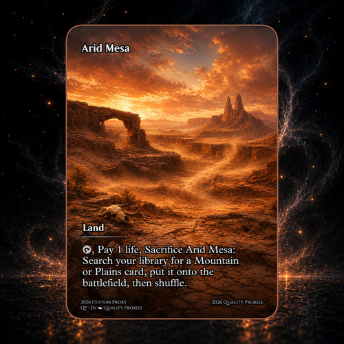 Arid mesa scheda mtg - mesa,