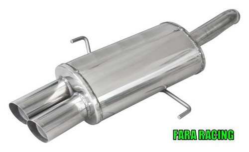 Scarico finale 2x76 - finale, racing