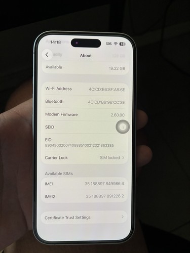 Apple iphone 128gb - 16, bianco
