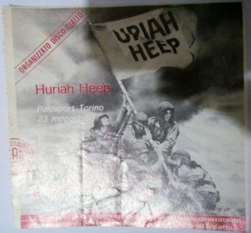 Uriah heep concert - concert, ticket