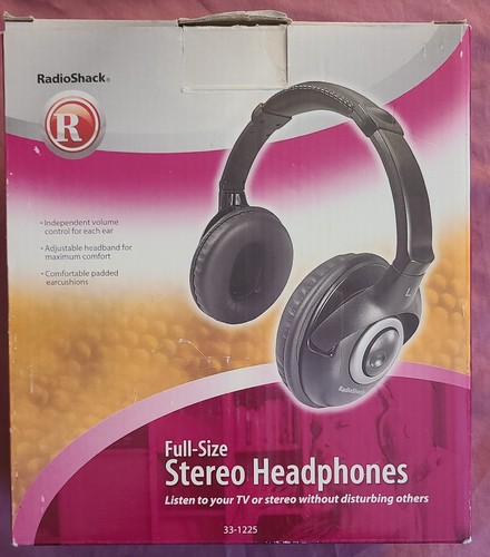 Cuffie stereo radio shack nere - stereo,
