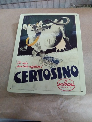 Insegna certosino galbani - insegna, di