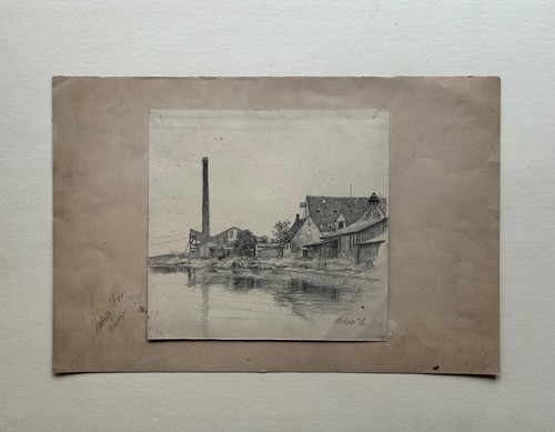 Disegno case sulla - disegno,