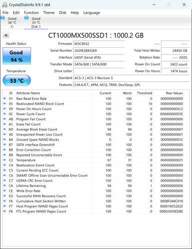 Crucial mx500 1000 - mx500, (1