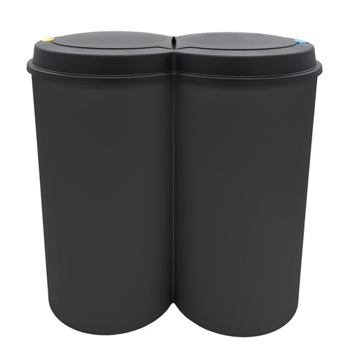Duo pattumiera 50l nero 2 - 50l, x