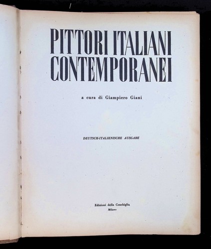 Pittori italiani contemporanei
