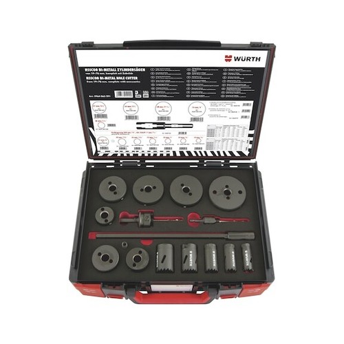 Seghe tazza 76mm set - a, 19-76mm