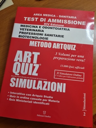Art quiz simulazioni rosso - simulazioni,