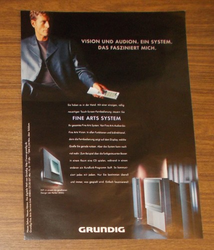 Rara pubblicità grundig fine - rara,
