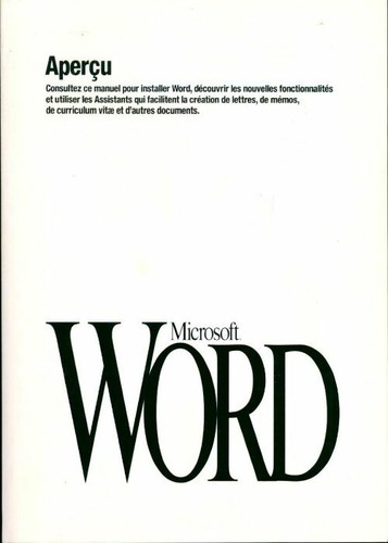 Microsoft word aperçu - microsoft,