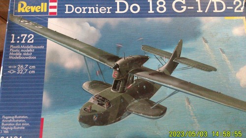 Revell 04134 dornier - dornier, 18