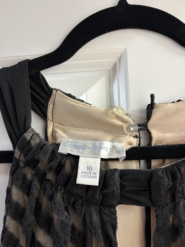 Maxi abito donna - nero, con