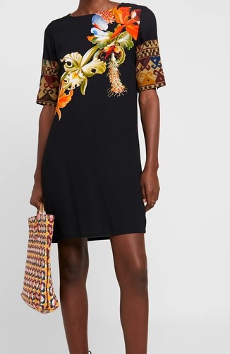 Abito floreale desigual - abito,