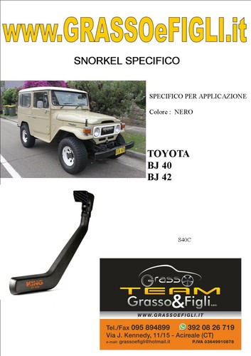Kit snorkel aspirazione aria - kit,