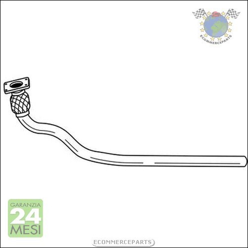 Tubo marmitta collettore - tubo,
