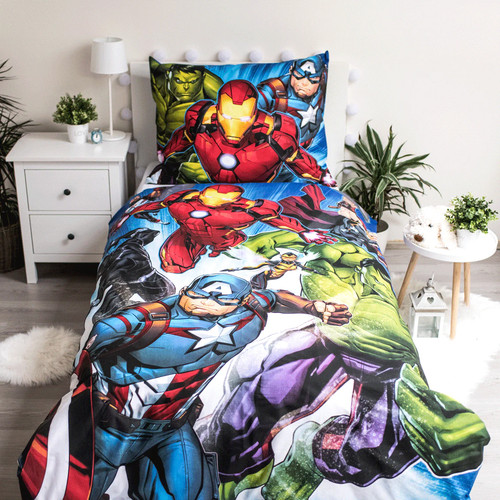 Avengers marvel set - marvel, letto