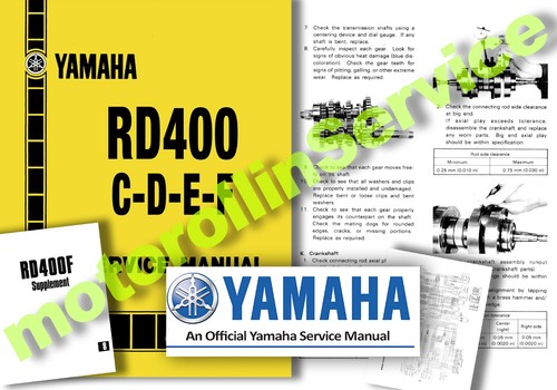 Yamaha rd400 manuale - yamaha,