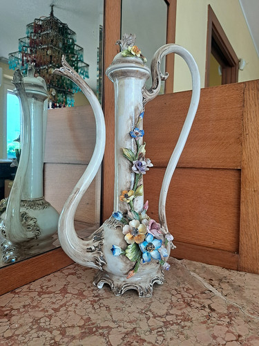 Brocca vintage ceramica - brocca,