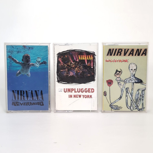 Nirvana cassette tape lot - cassette,