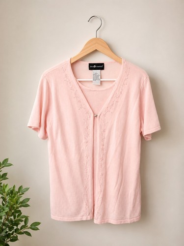 Cardigan donna sag harbor rosa - cardigan,