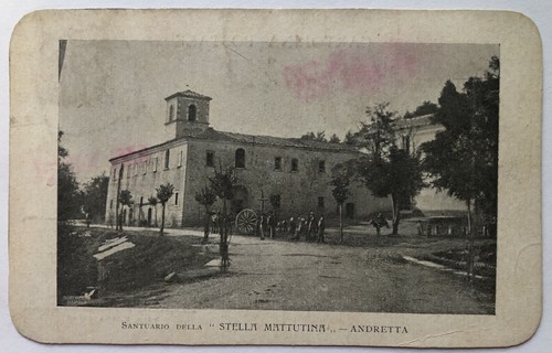 Cartolina andretta santuario - cartolina,