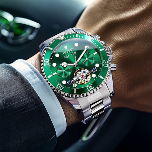 Orologio automatico olevs - olevs, 6605