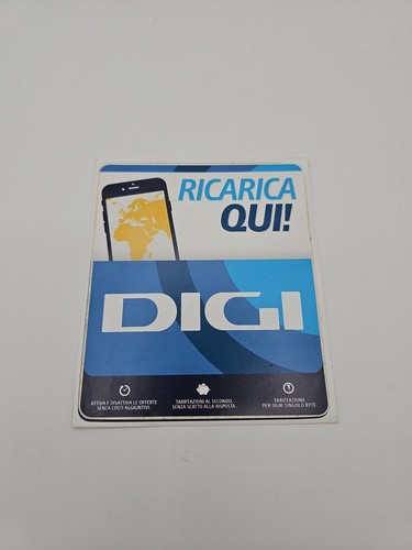 Adesivo ricarica qui digi - ricarica,