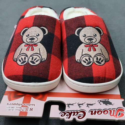 Moon cake red bufalo plaid - cake,