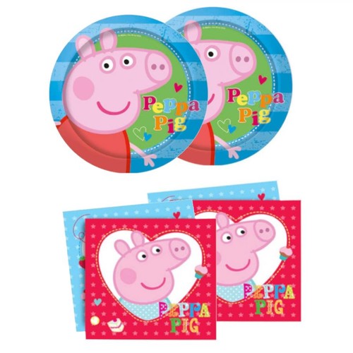Coordinato tavola peppa pig - peppa, e