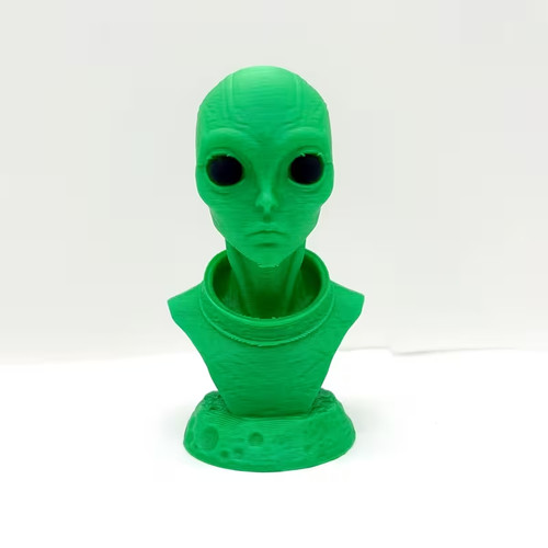 Statuina busto testa aliena - statuina,