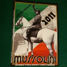 Calendario storico mussolini - storico,
