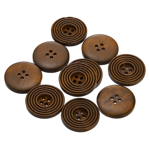 10pcs bottoni legno fori - bottoni,