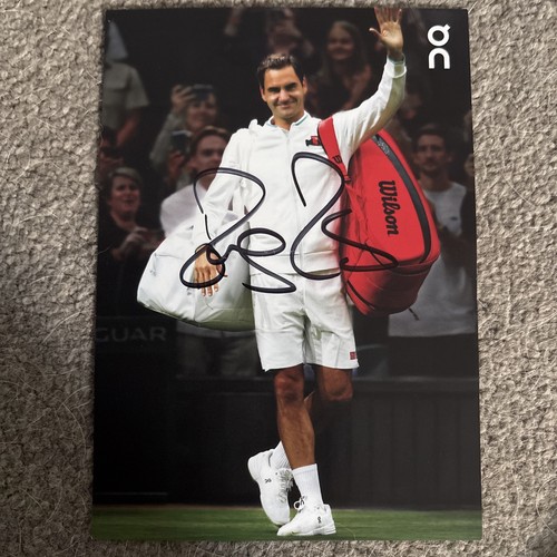 Signed photo roger federer - signed,
