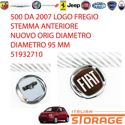 Fiat 500 2007 - logo, fregio