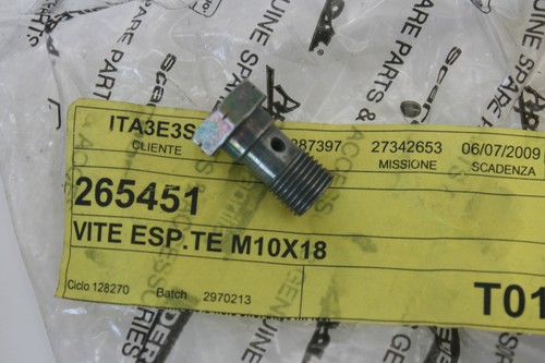 Vite spurgo tubo freno brake - vite,