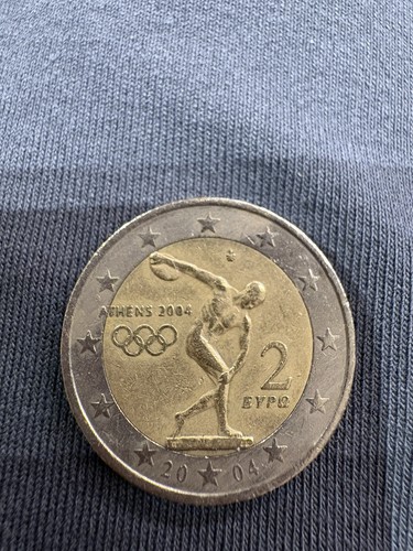Moneta euro olimpiadi - moneta, atene