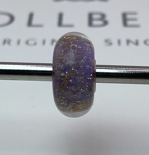 Trollbeads perlina viola unica - trollbeads,