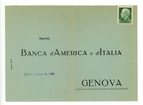 Busta banca america - e, d'