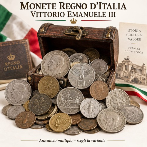 Monete del regno italia - regno,