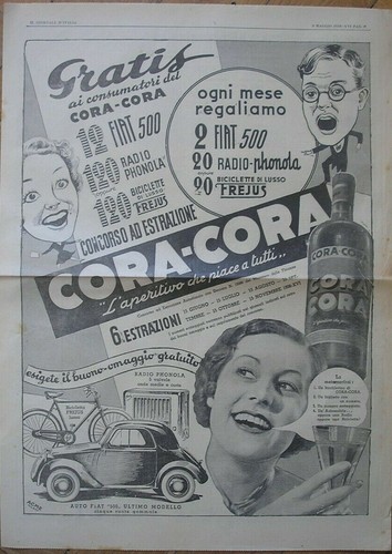 Cora aperitivo fiat - cora,