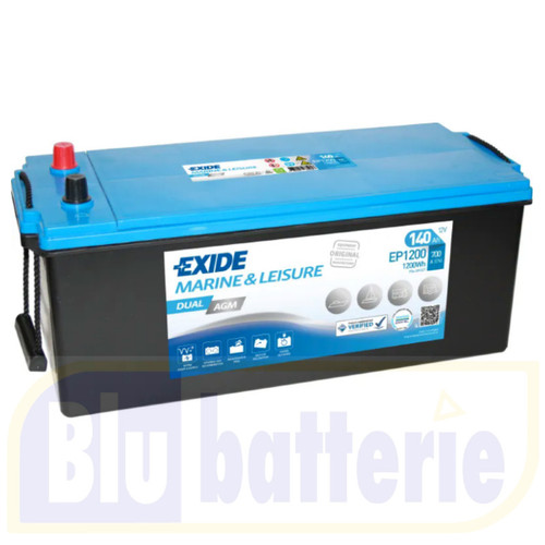 Batteria exide ep1200 agm dual - exide,