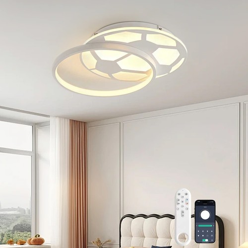 Plafoniera led bambini calcio - led,