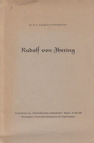 Rudolf von jhering da - rudolf,
