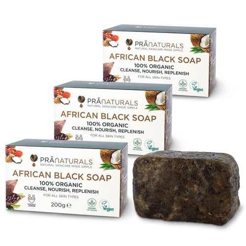 Pranaturals sapone nero - ,