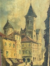 Olio tela firmato jh - jh, bert