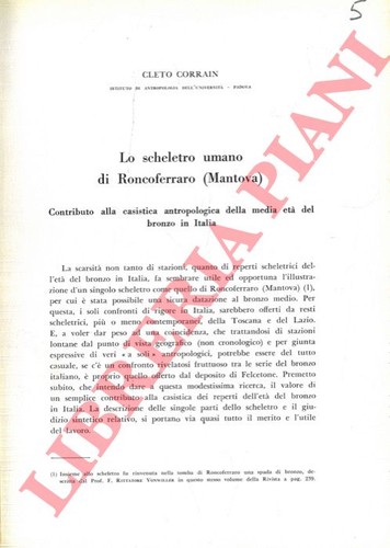 Corrain cleto lo scheletro - -,