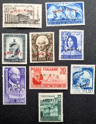 Italia trieste zona 1949 mnh - trieste, a